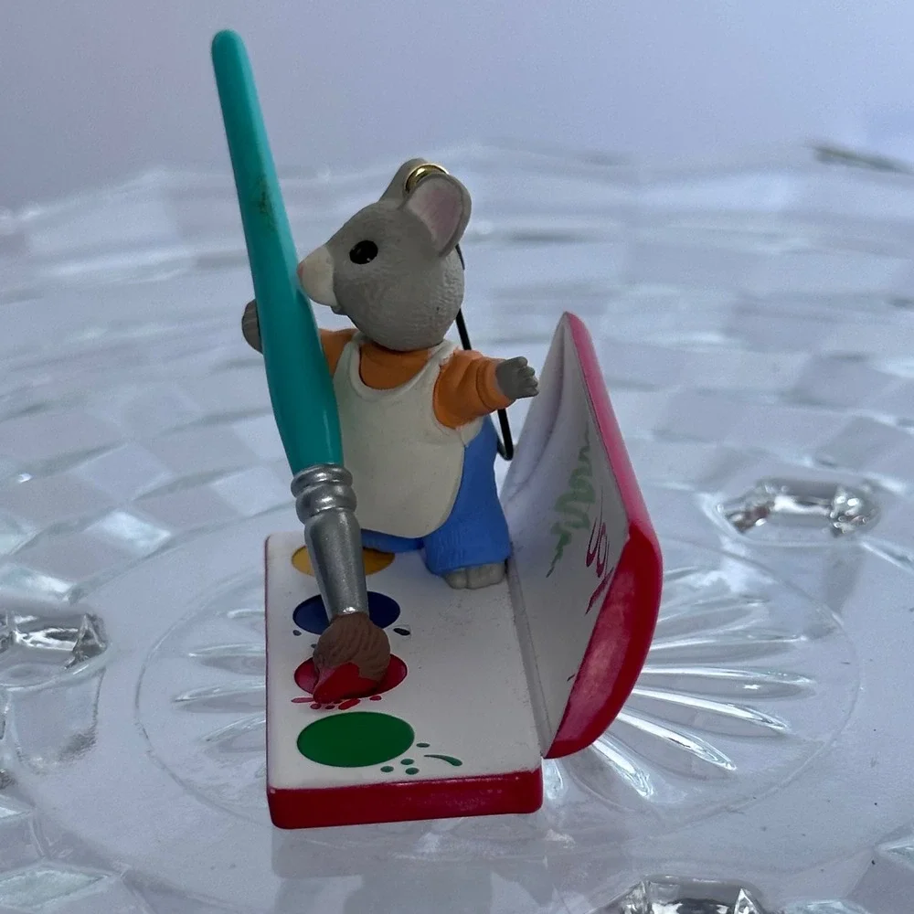 Hallmark Keepsake Ornament 1994 Mouse Painting Joy Christmas Tree‎